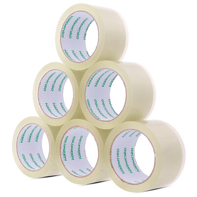 

Deli 33014 Transparent sealing tape 60mm 60m 50um 6 rolls tube