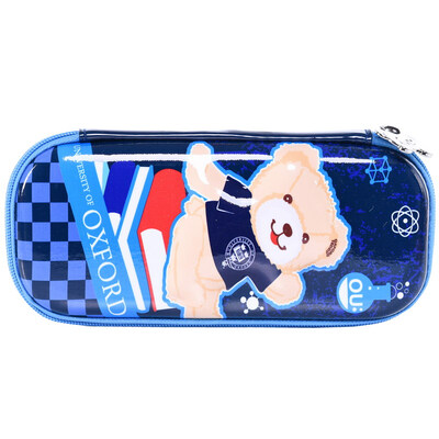 

Oxford University UNIVERSITY OF OXFORD Bear Pencil Bag Fashion British Wind Stationery Pencil Bag Primary School Student Pencil Box Student Supplies J813 Deep Blue