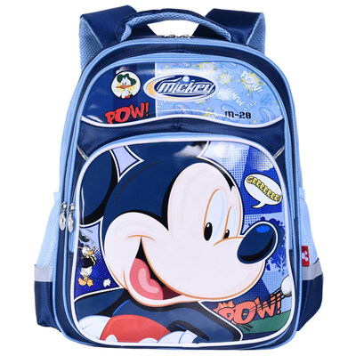 

Дисней (Disney) Минни детей Schoolbag женские модели милый мультфильм порошок рюкзак школьный портфель GMB0030B-