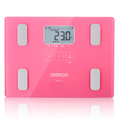 

OMRON body weight measuring instrument HBF-212 rose red