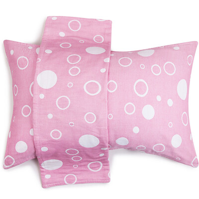 

【Jingdong Supermarket】 Sanli cotton A gauze cloth B side hair ring pillow towel 2 pieces installed 52 × 75cm cloth package side of the positive and negative pillow towel a pair of light brown