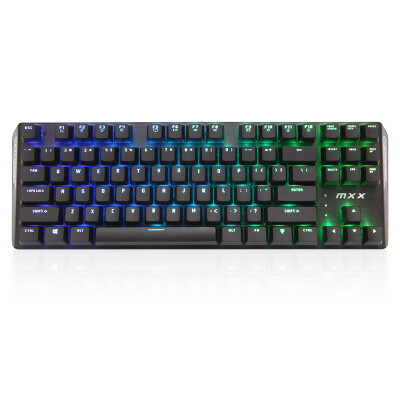 

Radium extension Rantopad MXX RGB double light effect backlight game mechanical keyboard 87 key tea axis