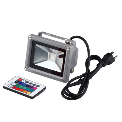 

Пульт дистанционного управления 16 RGB 10W 85 ~ 265V LED наводнений света лампы Прожектор Водонепроницаемый