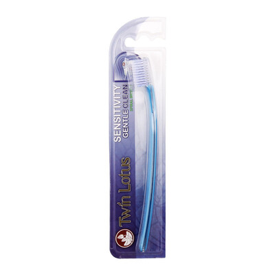 

TwinLotus spiral dual tip soft bristle Sensitive oral toothbrush Thai Imported