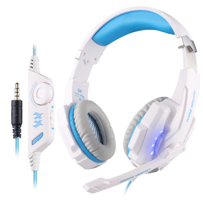 

KOTION EACH G9000 3.5 Single Plane White Blue Gaming Headset Гарнитура Басовый микрофон Микрофон Ноутбук Гарнитура