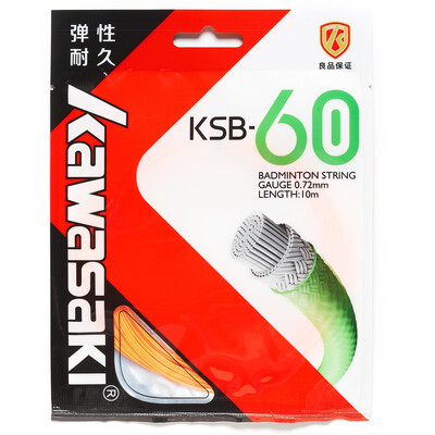 

Kawasaki KAWASAKI KSB-60 Fluorescent Orange 072mm High Elasticity High Durable Nanotechnology Badminton Racket Line