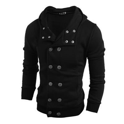 

Men Cotton Casual Hoodie Coat
