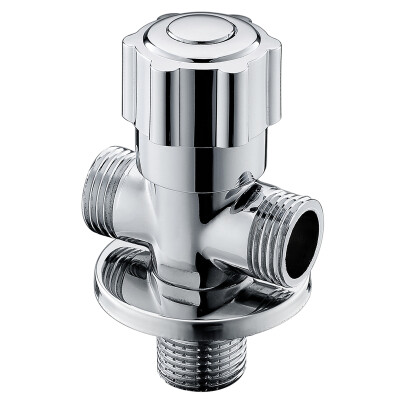 

KEGOO K06005 angle valve into the two out of the copper triangle valve 4 bath bathroom bathroom octopus valve toilet gun three-way valve