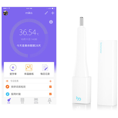

Rods BT-A41 female electronic intelligence based on the body temperature test ovulation pregnancy pregnancy pearl white