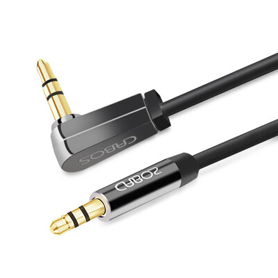 

Ferguson cabos F001303 aux audio line car with 35mm male on the bus phone phone audio cable 3 meters elbow metal black