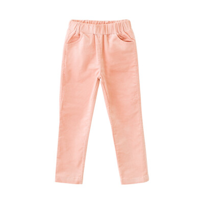 

Cicie children's clothing corduroy cartoon patch long pants 164002 pink 140