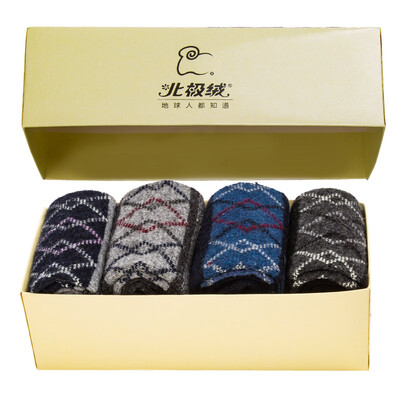 

Arctic cashmere socks male rabbit wool socks warm socks thick socks men&women socks in the socks 4 double loaded BTYMW male staggered diamond 702
