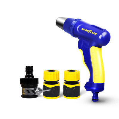 

Goodyear (Goodyear) high pressure washing water gun stainless steel head water gun with three water connector