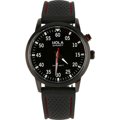 

HolaSmart X1 Euler Smart Sport Watch Swiss Movement Male Watch Black Men&39s Watch Sports Hand Ring Waterproof Phone Reminder Remote Control Photo