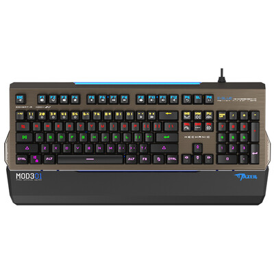 

Yibo (E-3LUE) K751 six-color hybrid mechanical keyboard 104 key black red axis