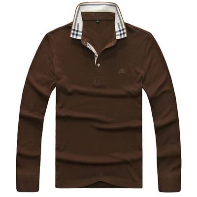 

Casual Shirt Polo Winter Long Sleeve Men Shirts 100 Cotton Polo Clothings For Men