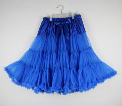 

B&N Woman 63cm One Layer Long Petticoat Tulle Pettiskirt Tutu Skirt Rockabilly