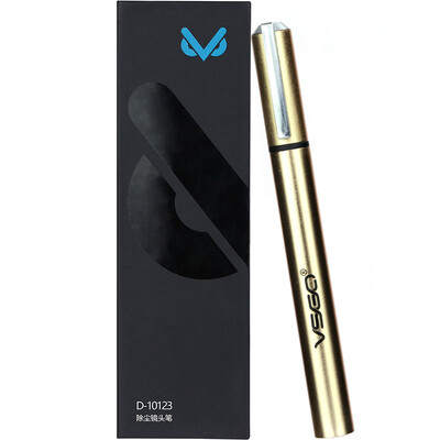 

Weiguo VSGO D-10123 Tuhao gold color professional metal material dust lens pen pen SLR clean brush lens cleaning pen