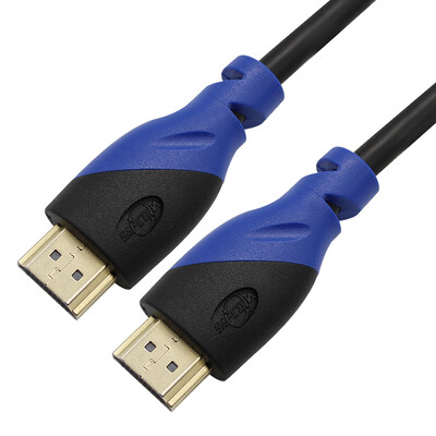 

Привет Beverly (Safconn) HDMI кабель версии 2.0 3D цифровой HD линия 2K * 4K ноутбук кабель TV / телеприставки видеопроектор синяя линия 1,5 м (HD0101)