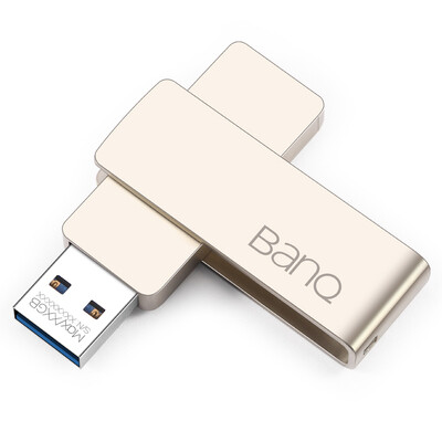 

Banq P9 U disk 16G all-metal large ring U disk waterproof shock portable version of snow silver