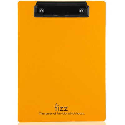 

HiBu GuangBo high-quality 3-mounted A5 thick writing board clip writing pad Fizi orange A6384