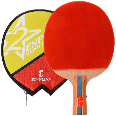 

Lakers enpex ping pong shot double-sided anti-glue 2 star table tennis racket 2006 straight shot single shot