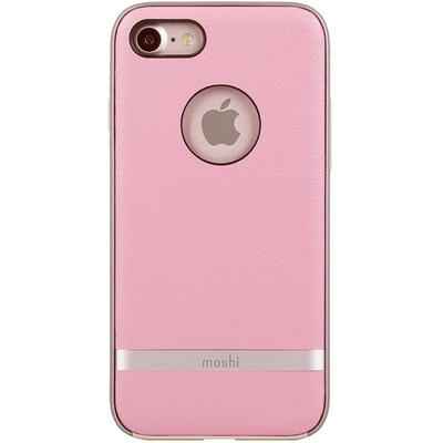 

Moshi Moshi компании Apple iphone7 популярных марок мобильных телефонных аппаратов кожи защитной оболочки двойной композитная структура iPhone 7 Napa Rose розовый слива