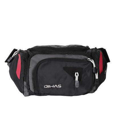 

Iowa oiwas outdoor sports men&women leisure pockets Messenger bag shoulder bag 2768 black