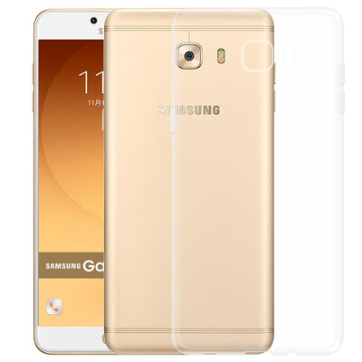 

YOMO Samsung c9 pro phone shell c9000 mobile phone case Samsung c9pro phone shell silicone transparent all-inclusive soft shell clear white