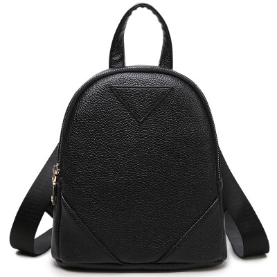 

Fragrant children XIASUAR female small backpack portable travel bag ladies shoulder bag Korean version of the simple mini bag 5179 Lingge black