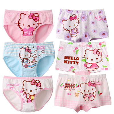 

HELLO KITTY children&39s underwear girls 6 suits children triangle angle shorts 108 color S reference height 95-105