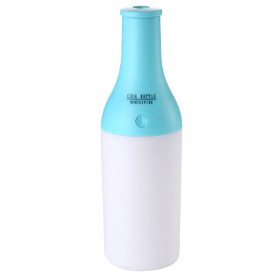 

BIAZE USB Bottle Humidifier Blue Night Light Creative Humidifier Spray Portable Moisturizer for Desktop / Notebook