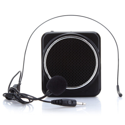 

Love AKER MR100 audio portable lumbar lithium radio loudspeaker teaching guide small bee loudspeaker black