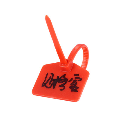 

AMPCOM XLCOM cable nylon cable ties telephone line label label logo tied with red 100