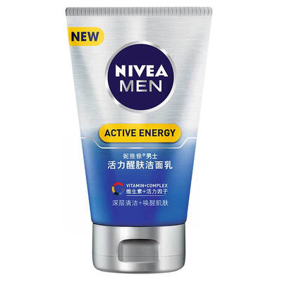 

NIVEA Men's Revitalizing Cleanser 100g (Facial Cleanser Men's Deep Cleansing Tired Skin Care)