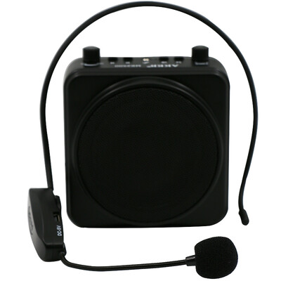 

Love lesson AKER MR2500W loudspeaker portable waist hanging bee loudspeaker Bluetooth stereo black