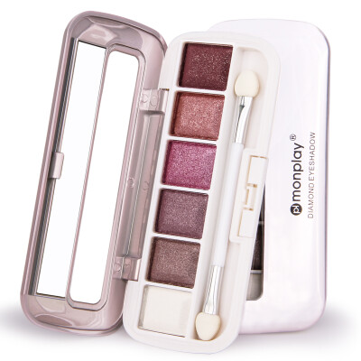 

Mont Blanc (monplay) bright six-color eye shadow 8g 02 soft warm brown (pearl multi-color eye shadow easy to makeup on the makeup does not bloom
