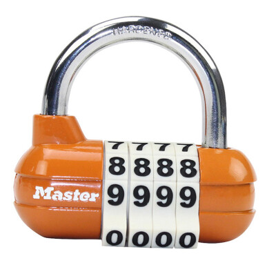 

Master MasterLock Password Lock Gymnasium Door Adjustable Password Padlock 1523MCND Orange