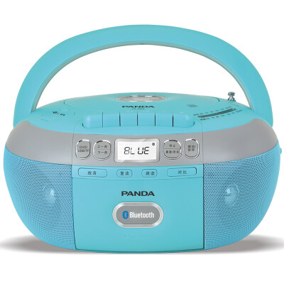 

Panda PANDA CD-880 Bluetooth CD player DVD CD-ROM tape card U disk repeater radio tape recorder CD player fetal education machine blue