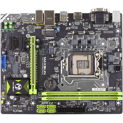 

MAXSUN MS-H110D4L all solid version of the motherboard Intel H110 LGA 1151