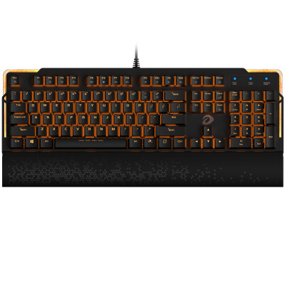 

Darwin dare-u EK815 104 key orange backlit full key no flush flow mechanical keyboard black black axis game keyboard