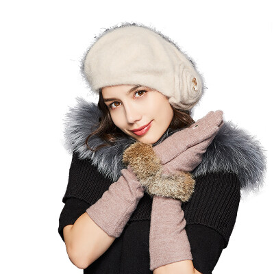 

Jingdong supermarket] Kamon (Kenmont) km-2811 autumn and winter women's outdoor long paragraph warm gloves mobile phone touch gloves gray