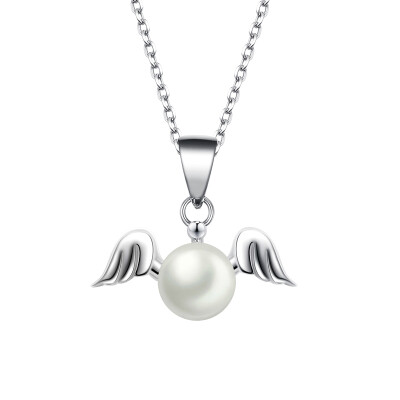 

Kayas GAIA'SPEARL pearl pendant 925 silver freshwater pearl necklace angel pendant female