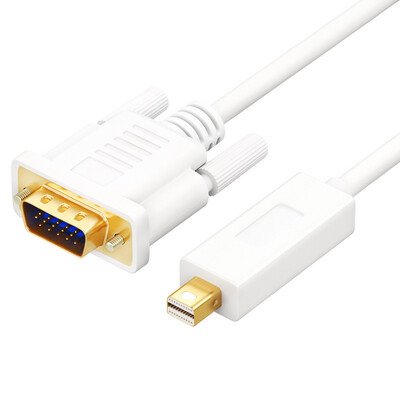 

Shanze (SAMZHE) ZJX-400 Mini DP to VGA конверсионная линия Mini Displayport кабель Apple MacBook доступ к свету интерфейс телевизор белый 1,8 метра
