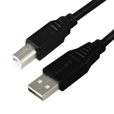 

Haile HY-46H-1.5M высокоскоростной USB2.0 принтерный кабель для передачи данных (AM-BM) принтер линия сторона USB линия печати 1,5 м черный