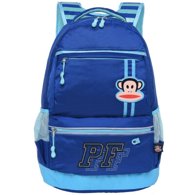 

Big mouth monkey (Paul Frank) leisure school bag students leisure simple fashion backpack bag PKY2107A treasure blue