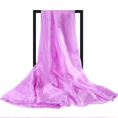 

Shanghai STORY Z series of pure color silk scarves women&39s silk scarves spring&summer long paragraph wild scarf shawl beach towel dual-use