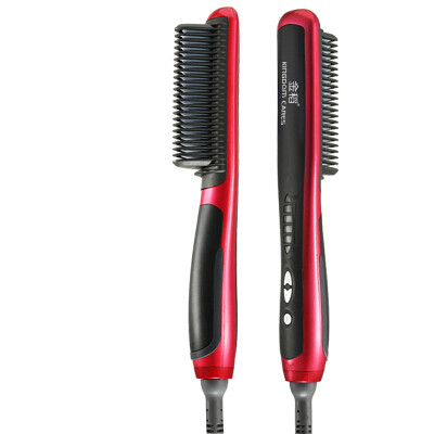 

Jingdong supermarket] gold rice (KINGDOM) KD-388 straight hair combs straight hair PTC thermostat fever hair (white