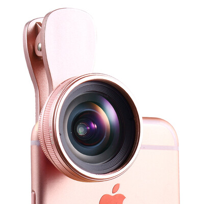 

Chuang cherllo 033R mobile phone lens wide-angle macro combo set of rose gold apple iphone Huawei millet general high-definition self-portrait camera SLR external camera