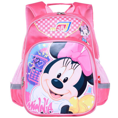 

Disney (Disney) white children bag light cartoon shoulder bag second grade primary school student bag IB0020A treasure blue